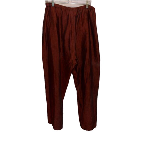 Vintage Bloomingdales Sz 22W Rust and Black 100% 2 Piece Silk Officewear - Picture 12 of 15